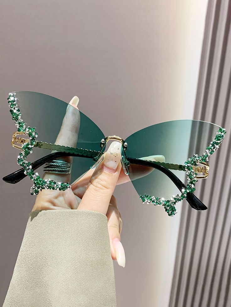Women Metal-Framed Butterfly