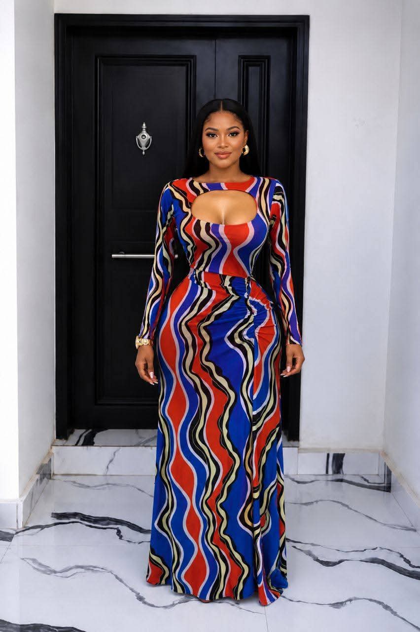 Aurora Boom Cut-Out Premium Dress